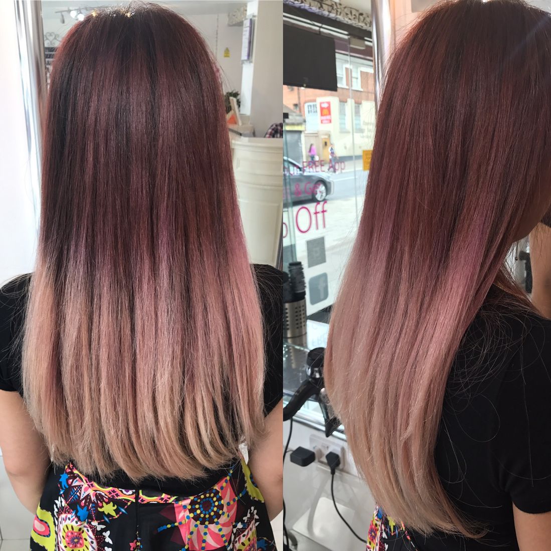 Balayage umbre edgware Hair dressing near me hair course